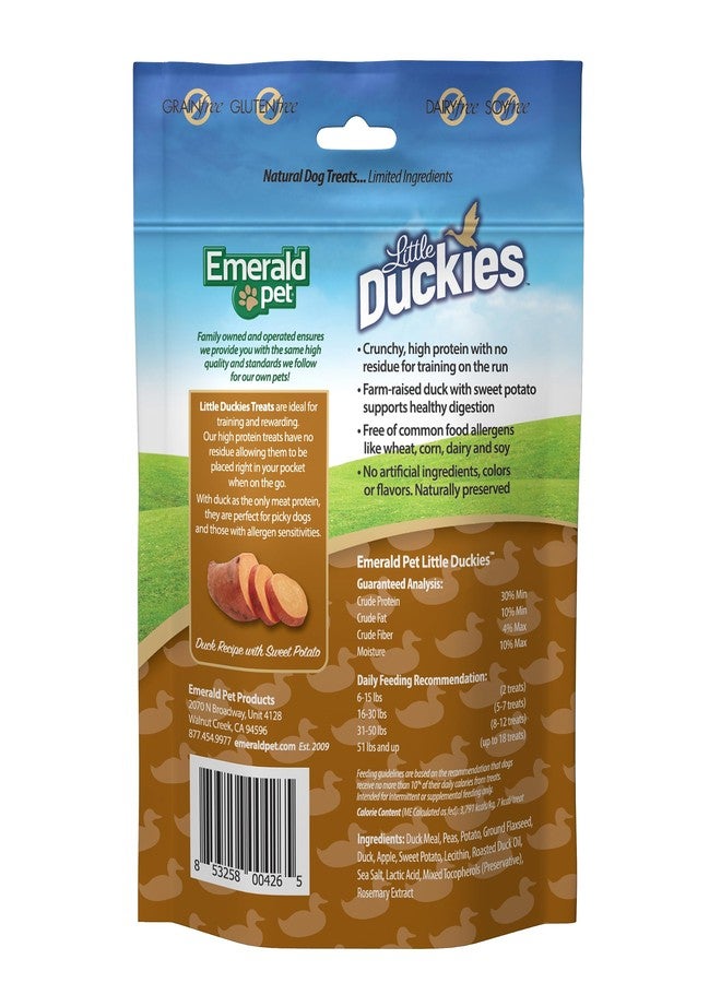 Emerald Pet Little Duckies Crunchy Natural Roasted Duck Dog Treats, Made in USA, Brown, 5-Ounce (00426-LS) - Image 2